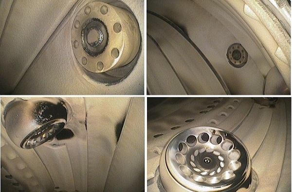 航空器發動機燃燒室孔探檢測圖 航空器發動機燃燒室孔探檢測圖