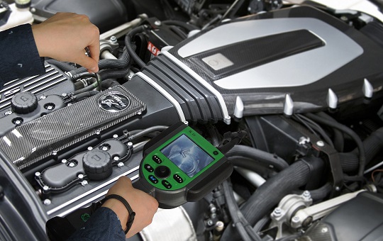 汽車內窺鏡檢測現場 汽車內窺鏡檢測現場